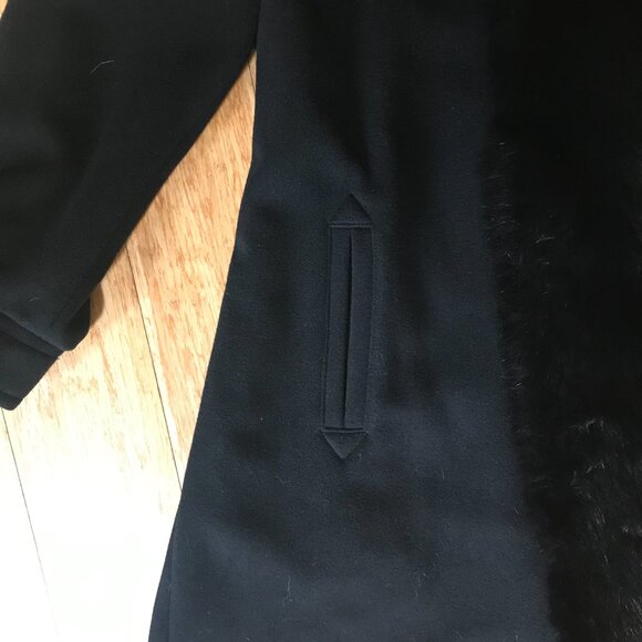 Yve Saint Laurent Vintage cashmere/wool fur coat (preowned) - Picture 10 of 13